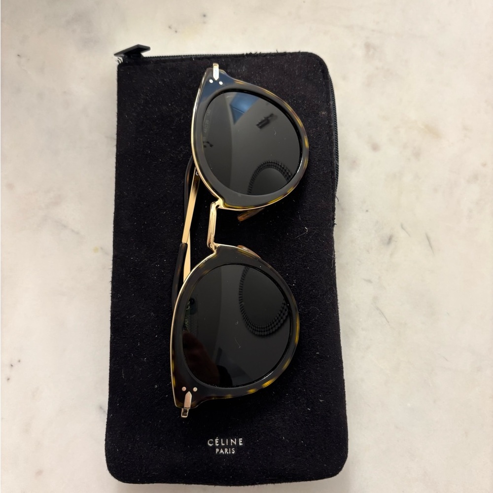 Celine Tortoise and Gold Sunglasses - Picture 6 of 6